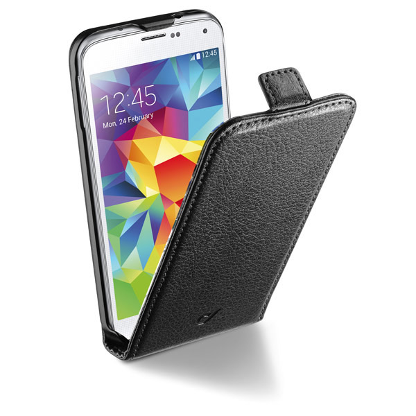 Чехол Cellular Line для Samsung Galaxy S5 Black (FLAPESSENGALS5BK)