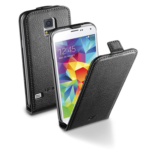 Чехол Cellular Line для Samsung Galaxy S5 Black (FLAPESSENGALS5BK)