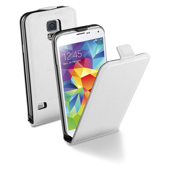 Чехол Cellular Line для Samsung Galaxy S5 White (FLAPESSENGALS5W)