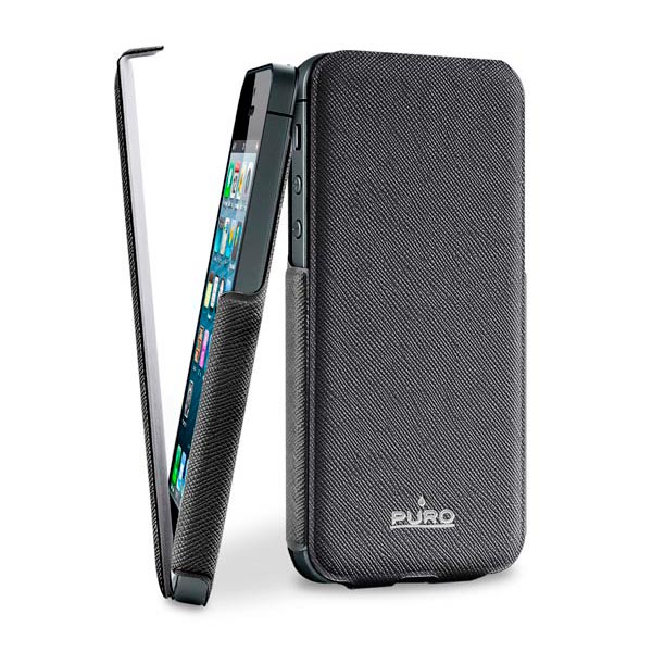 Чехол PURO для iPhone 5/5S Black (IPC5FLIPBLK)