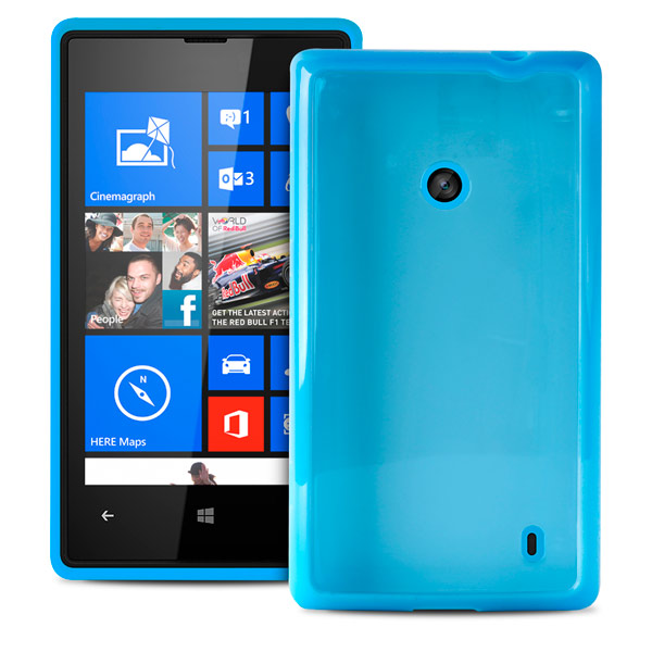 Чехол PURO для Nokia Lumia 520 Blue (NK520CLEARBLUE)