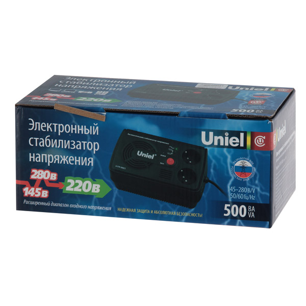 Стабилизатор напряжения Uniel U-STR-500/1