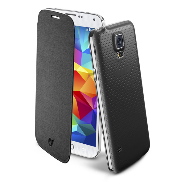 Чехол Cellular Line для Samsung Galaxy S5 Black (BACKBOOKGALS5BK)