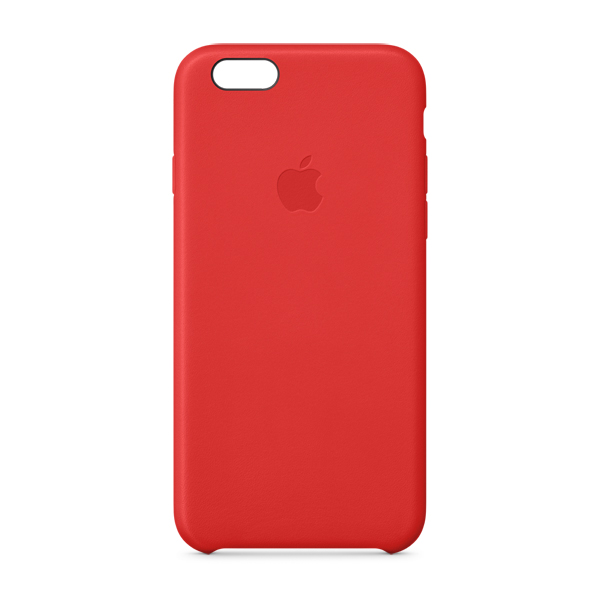 Чехол Apple iPhone 6/6s Leather Case Bright Red (MGR82ZM/A) фото