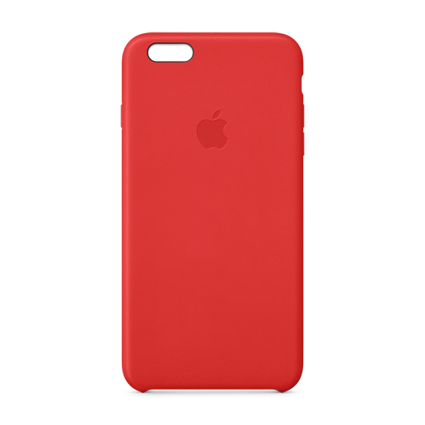 Чехол Apple iPhone 6 Plus Leather Case Bright Red MGQY2