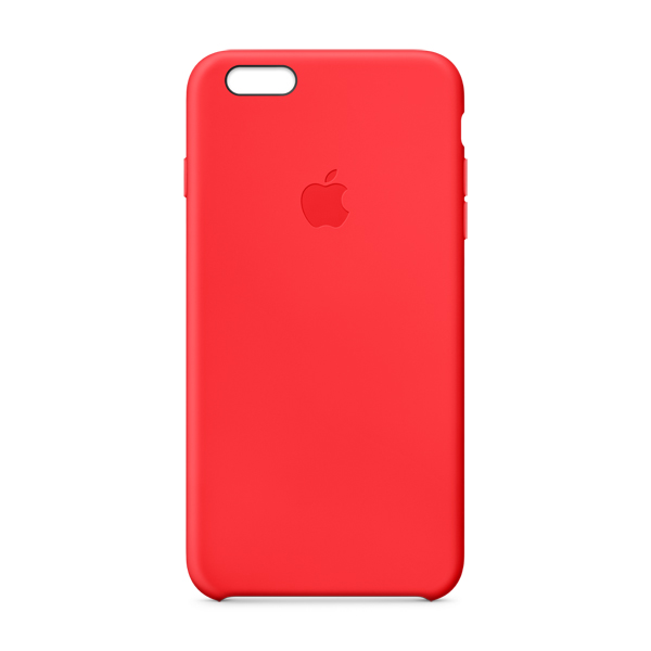 Чехол Apple iPhone 6 Plus Silicon Case Red MGRG2ZM/A фото