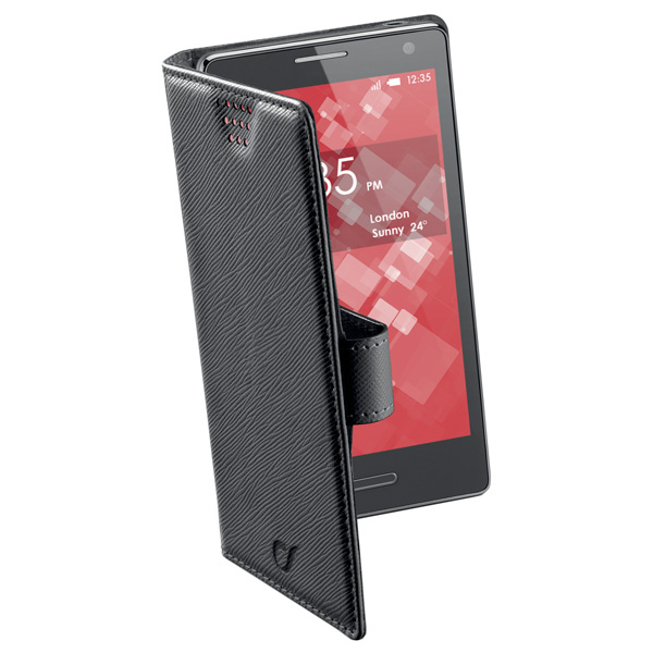 Универсальный чехол для смартфона Cellular Line Universal Book XL Black (BOOKUNI1LK)