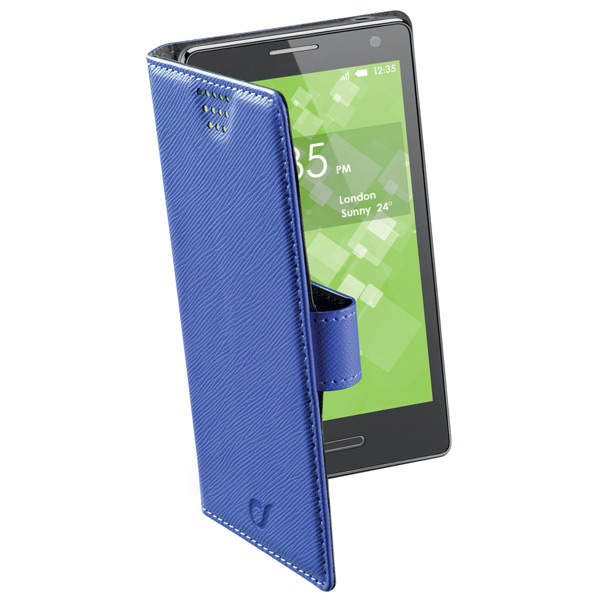 Универсальный чехол для смартфона Cellular Line Universal Book 2XL Blue (BOOKUNI2LB)