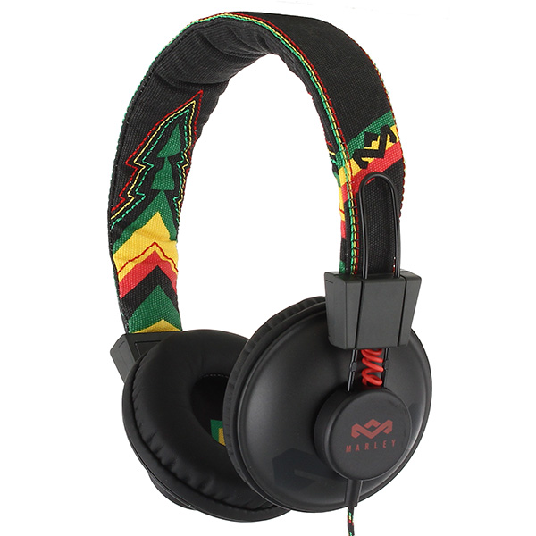 Наушники накладные Marley Positive Vibration Rasta (EM-JH010-RAA)