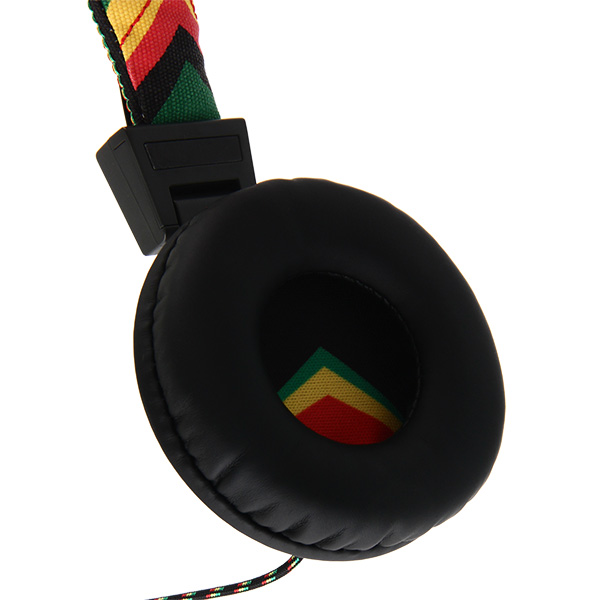 Наушники накладные Marley Positive Vibration Rasta (EM-JH010-RAA)