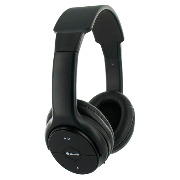 Наушники полноразмерные Bluetooth BeeWi BBH102 черный