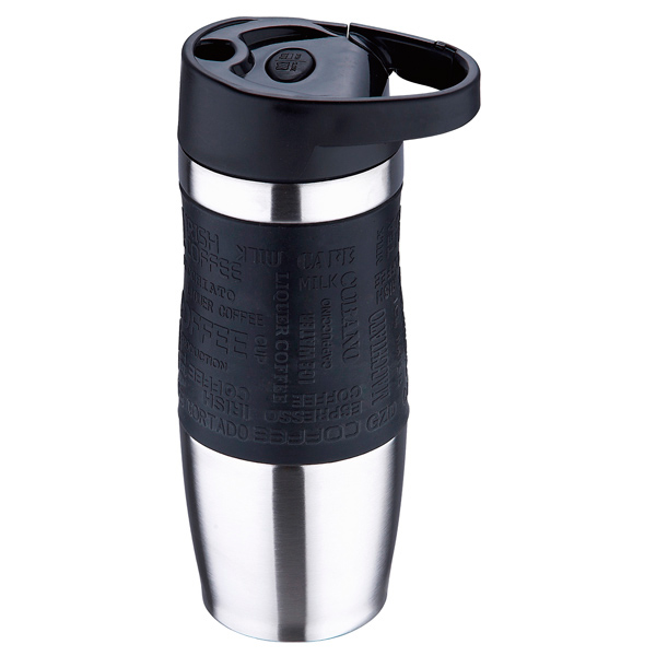 Термокружка Bergner Travel BG-5950-AA Black 0,4л