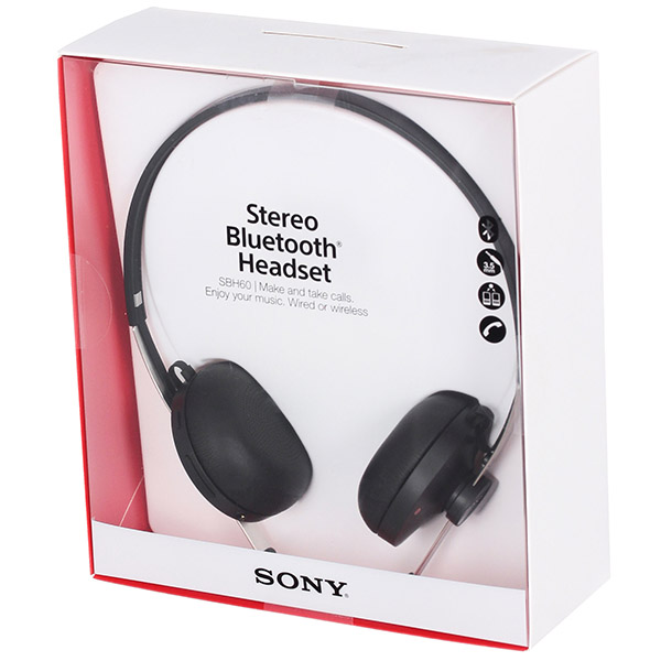 Наушники Bluetooth Sony SBH60 черный