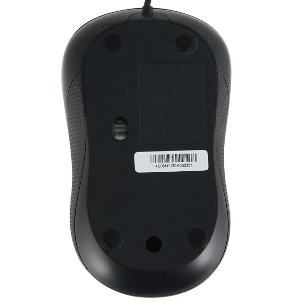 Мышь проводная Rapoo N1130 черный