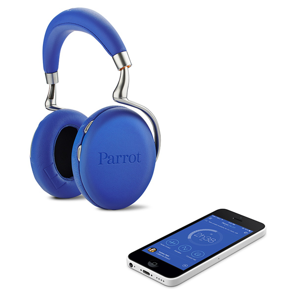 Наушники полноразмерные синийtooth Parrot Zik 2.0 by Philippe Starck синий