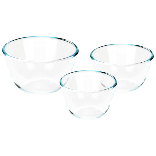 Форма для выпекания (стекло) Supra SHG-0317Кit 3шт.: 0,4/0,6/1,2л