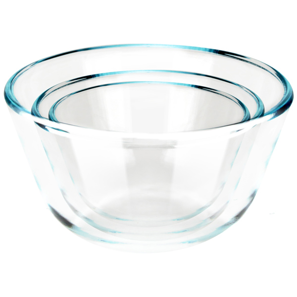 Форма для выпекания (стекло) Supra SHG-0317Кit 3шт.: 0,4/0,6/1,2л