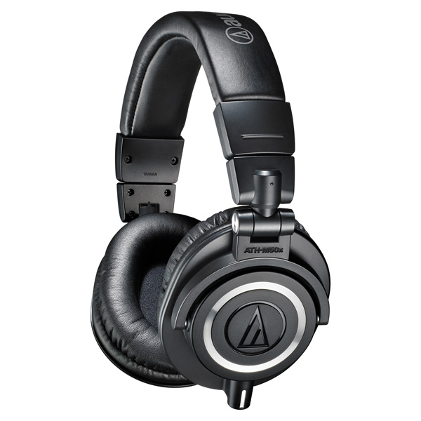 Наушники полноразмерные Audio-Technica ATH-M50X черный фото