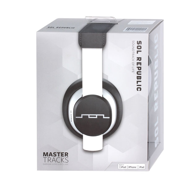 Наушники полноразмерные Sol Republic Master Tracks White (1601-32)