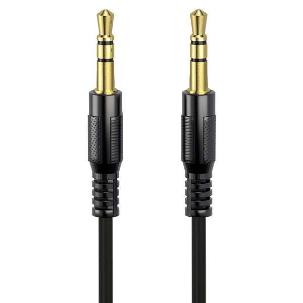 Кабель AUX InterStep 3.5mm 2m черный (IS-DC-AUDJKJK00-000B201) фото