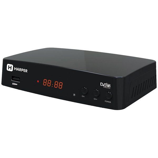 Приемник телевизионный DVB-T2 Harper HDT2-1512