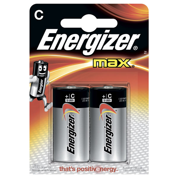 Батарея Energizer MAX C-LR14 2 шт фото