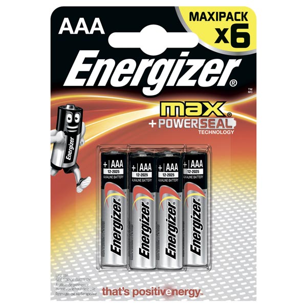 Батарея Energizer MAX AAA-LR03 6 шт фото