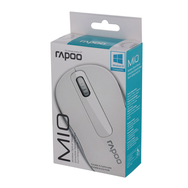 Мышь беспроводная Rapoo M10 белый