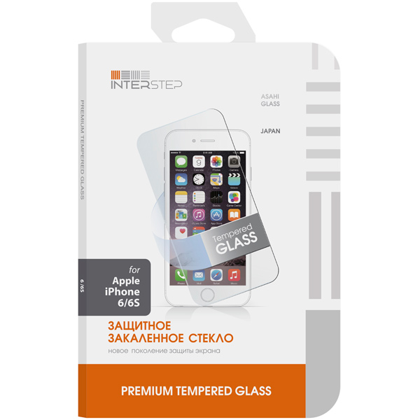 Защитное стекло InterStep IS-TG-IPHONE6SU-000B201 фото