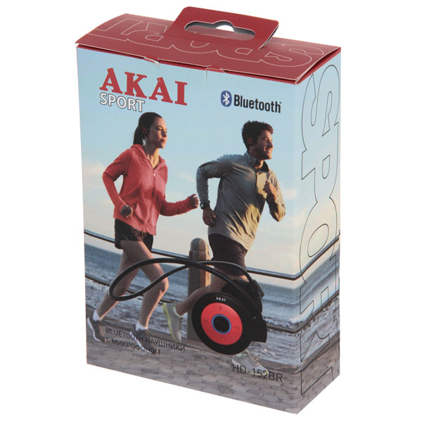 Спортивные наушники Bluetooth Akai HD-152BR