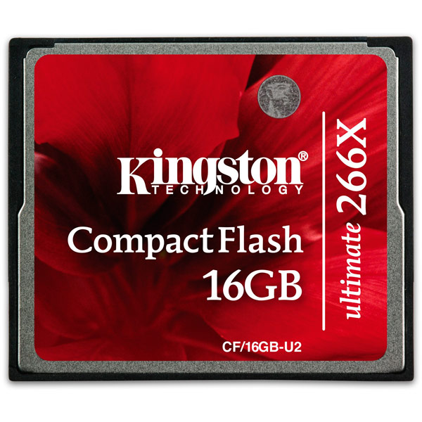 Карта памяти CompactFlash Kingston CF/16GB-U2