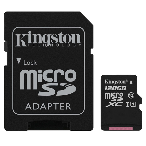 Карта памяти MicroSD Kingston SDC10G2/128GB фото