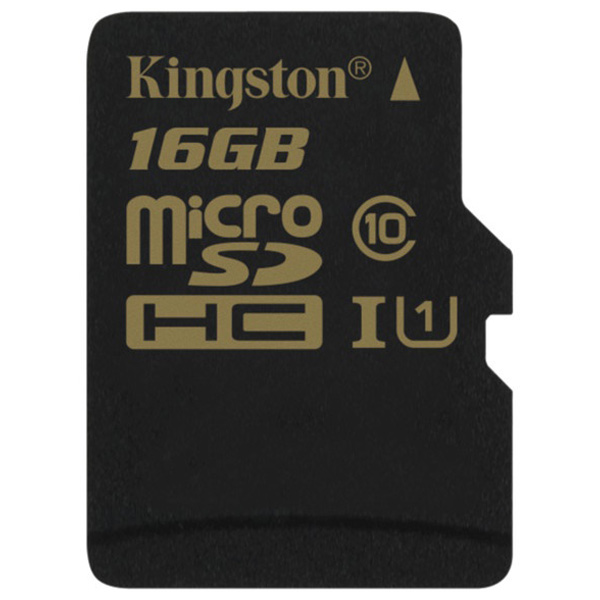 Карта памяти MicroSD Kingston SDCA10/16GBSP