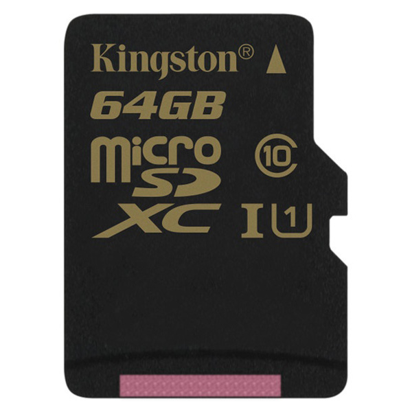 Карта памяти MicroSD Kingston SDCA10/64GBSP