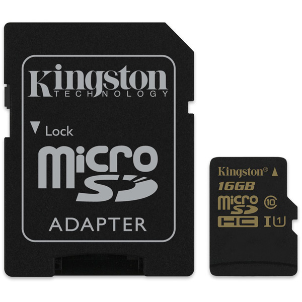 Карта памяти MicroSD Kingston SDCA10/16GB
