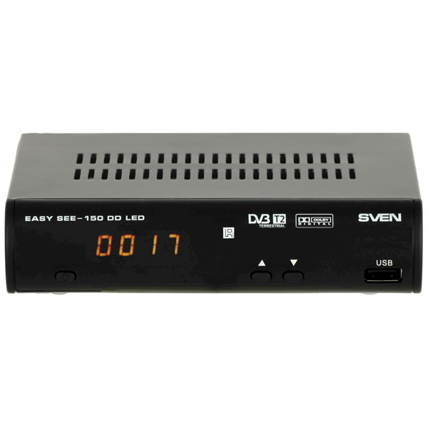 Приемник телевизионный DVB-T2 Sven EASY SEE-150 DD LED фото