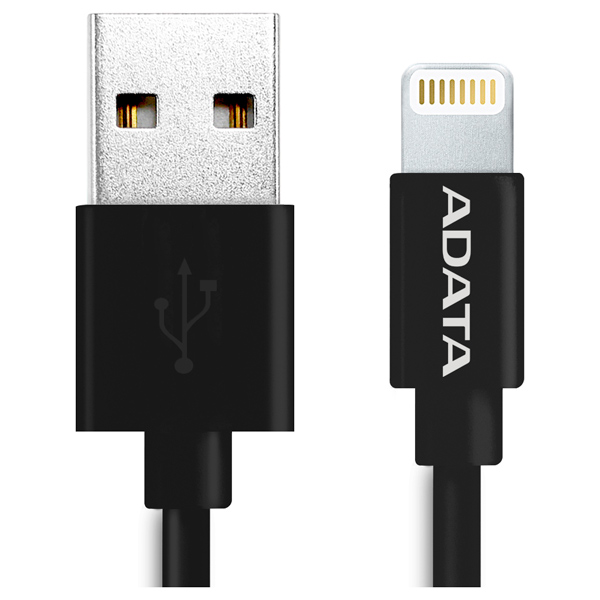 Кабель Lightning ADATA AMFIPL-100CM-CBK