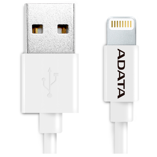 Кабель Lightning ADATA AMFIPL-100CM-CWH фото