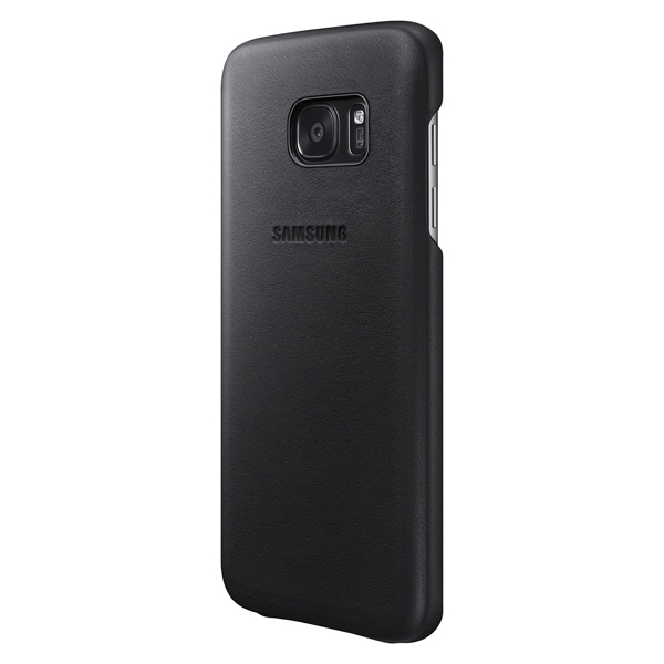 Чехол Samsung Leather Cover S7 Black (EF-VG930LBEGRU) фото