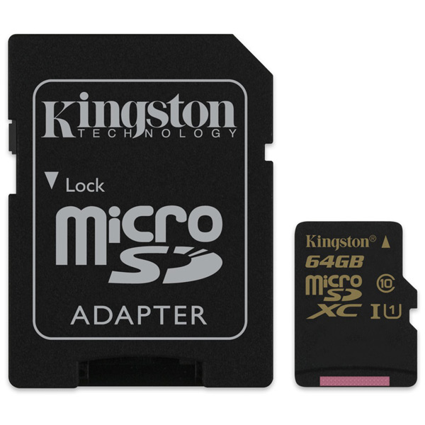 Карта памяти MicroSD Kingston SDCA10/64GB фото