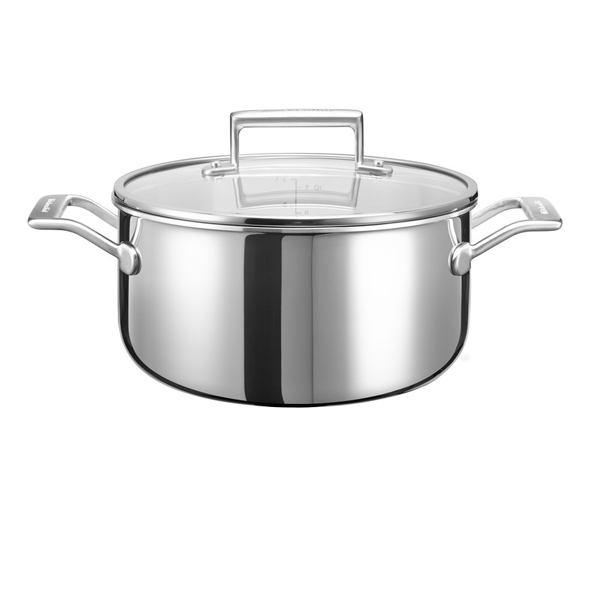 Кастрюля KitchenAid KC2T60LCST 5,5л фото