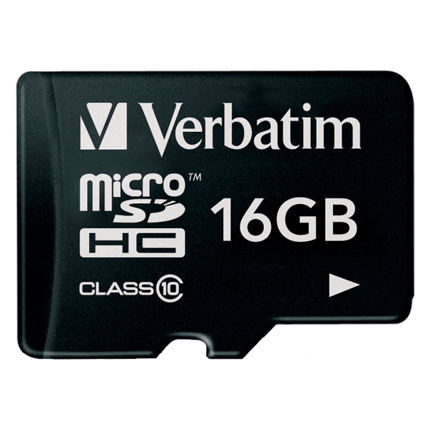 Карта памяти MicroSD Verbatim 16GB (44010) фото