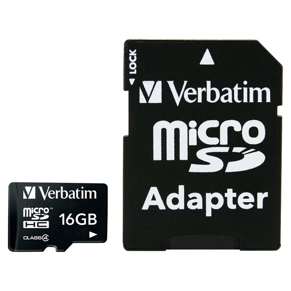 Карта памяти MicroSD Verbatim 16GB (43968) фото