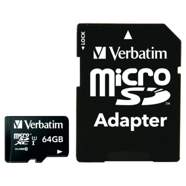 Карта памяти MicroSD Verbatim 64GB (44084) фото
