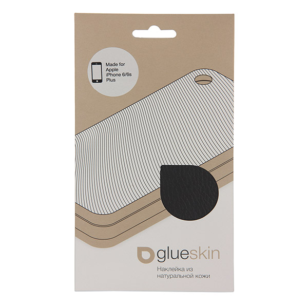 Чехол Glueskin для iPhone 6/6s Plus Classic Black (6p-39)