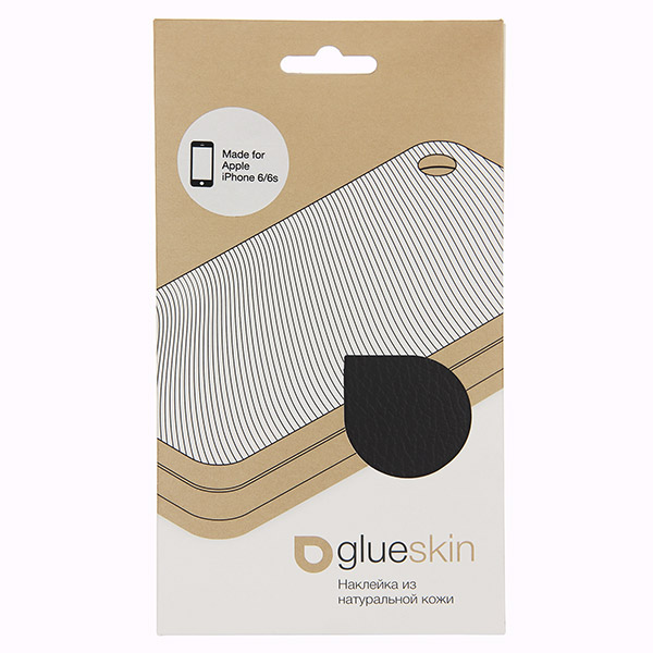 Чехол Glueskin для iPhone 6/6s Classic Black (6-39)