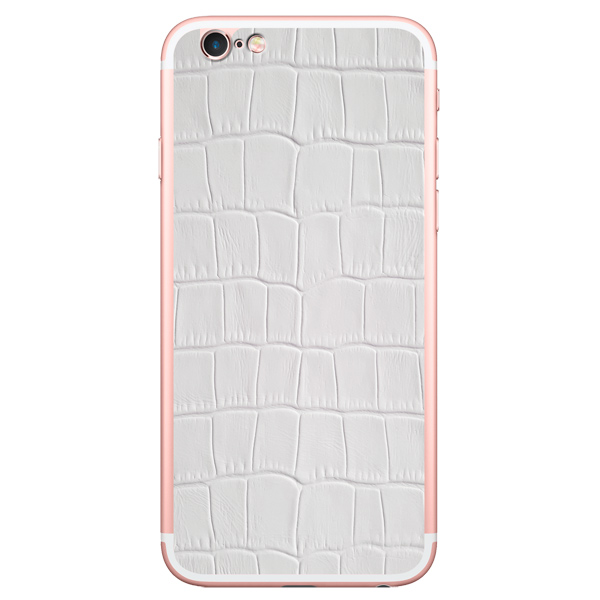 Чехол Glueskin для iPhone 6/6s White Alligator (6-32) фото