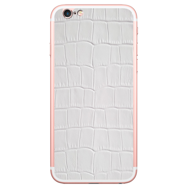 Чехол Glueskin для iPhone 6/6s Plus White Alligator (6p-32) фото