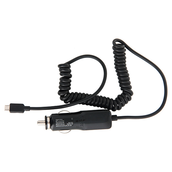 Автомобильное зарядное устройство Cellular Line microUSB + быстрая зарядка (CBRMUSBQUALCOMK)