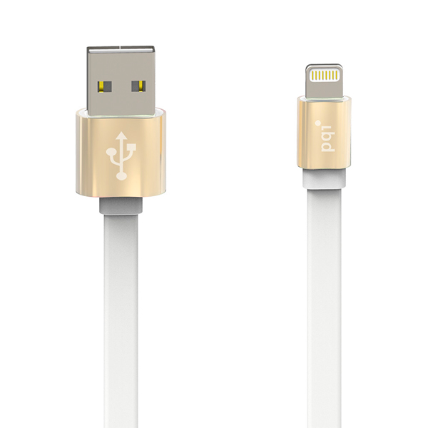 Кабель Lightning PQI i-Cable Metallic 100 Gold (6ZC190701R003A) фото